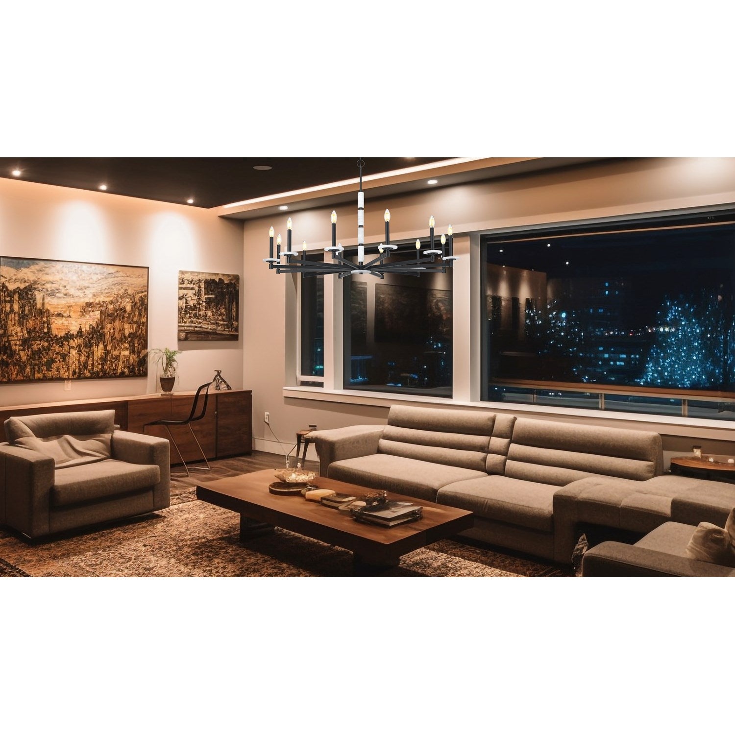 12 Light Chandelier