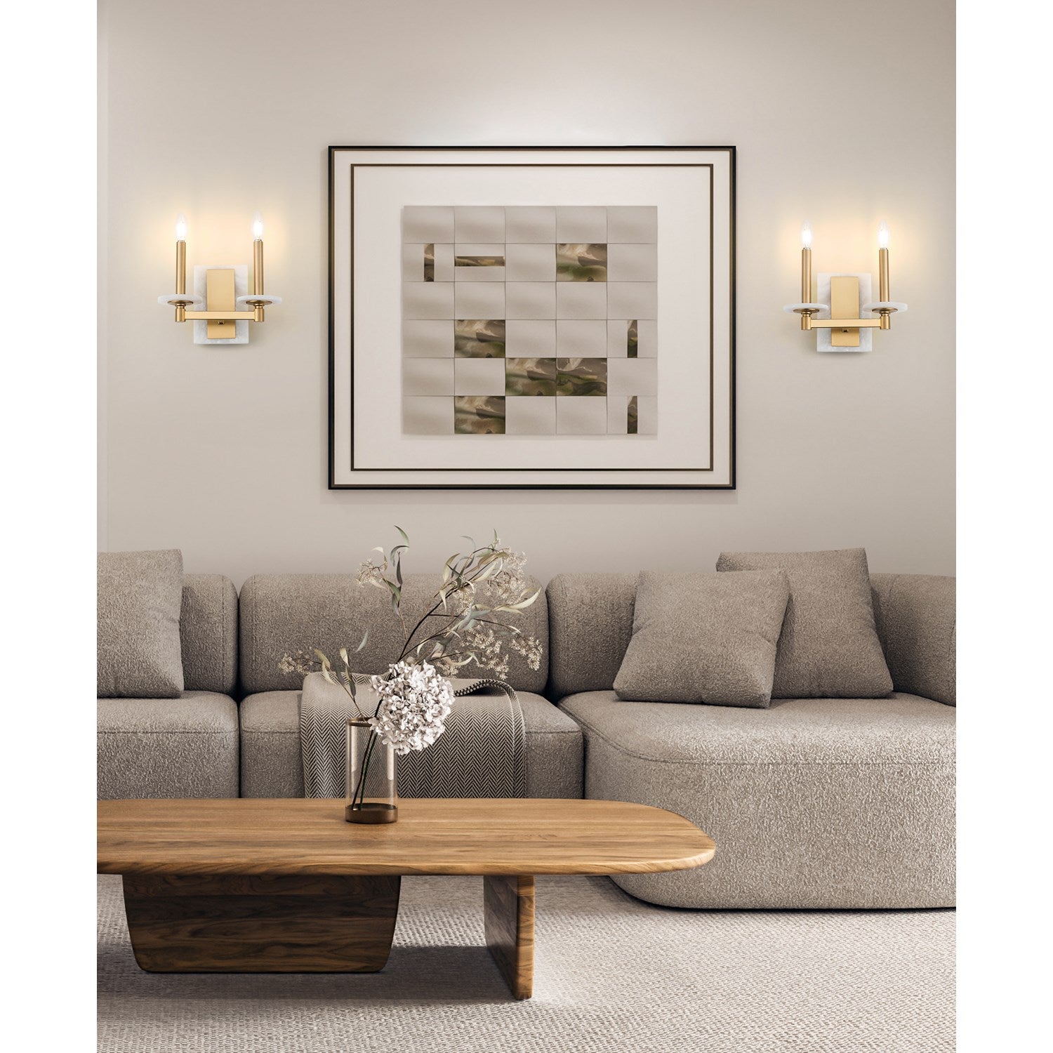 2 Light Wall Sconce