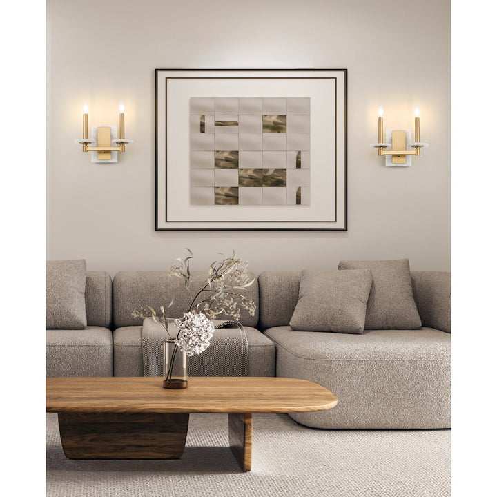 2 Light Wall Sconce
