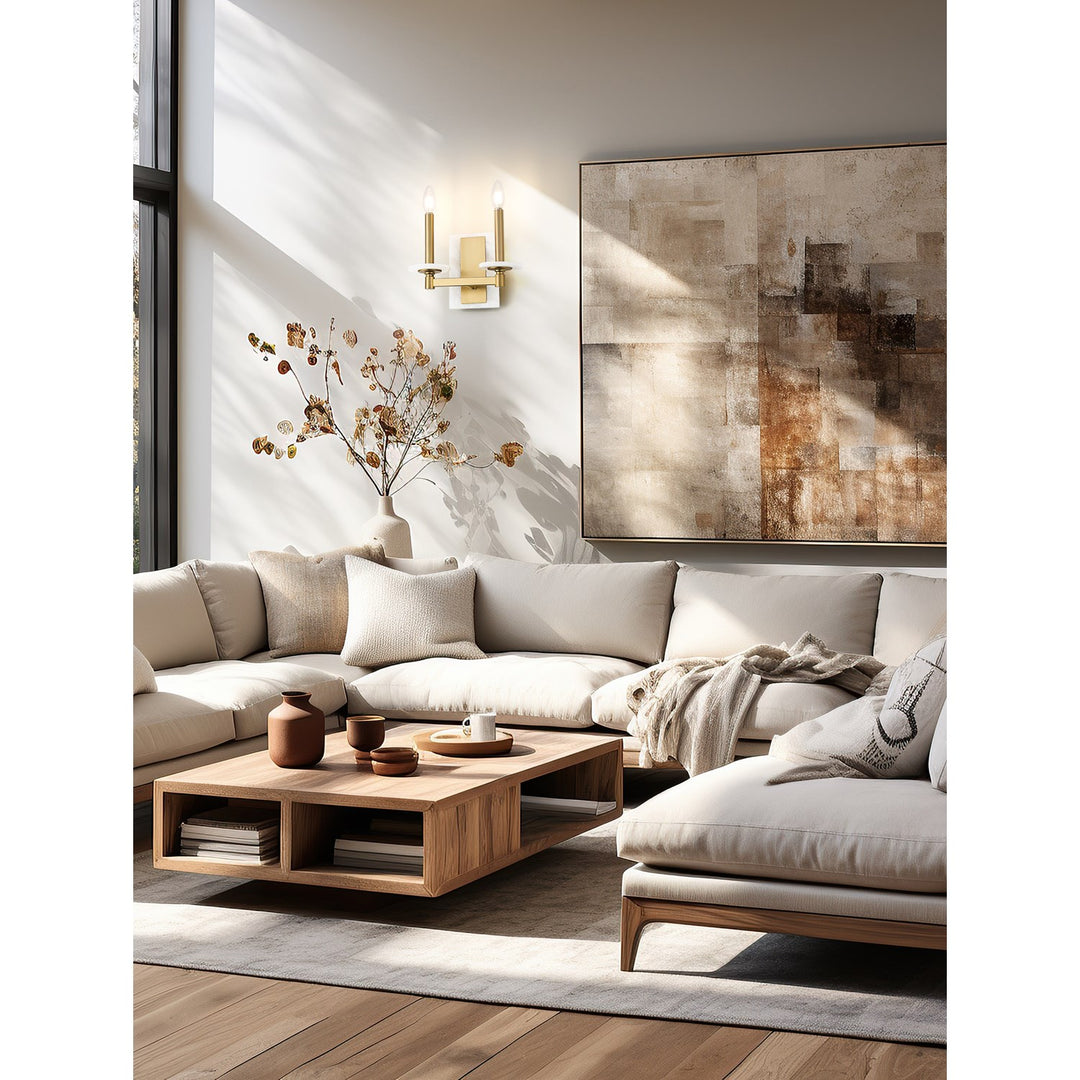 2 Light Wall Sconce