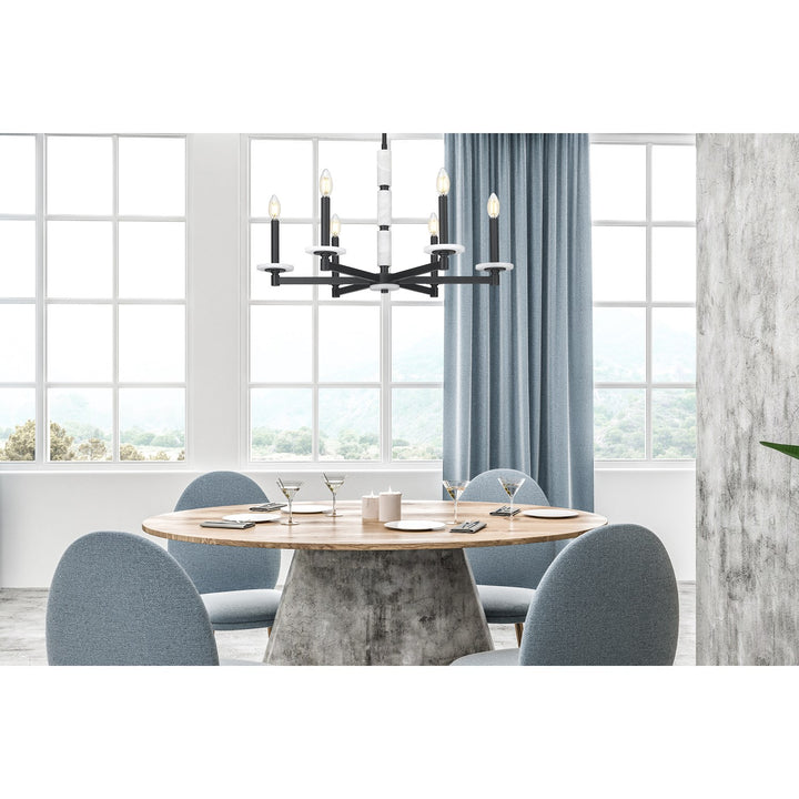 6 Light Chandelier