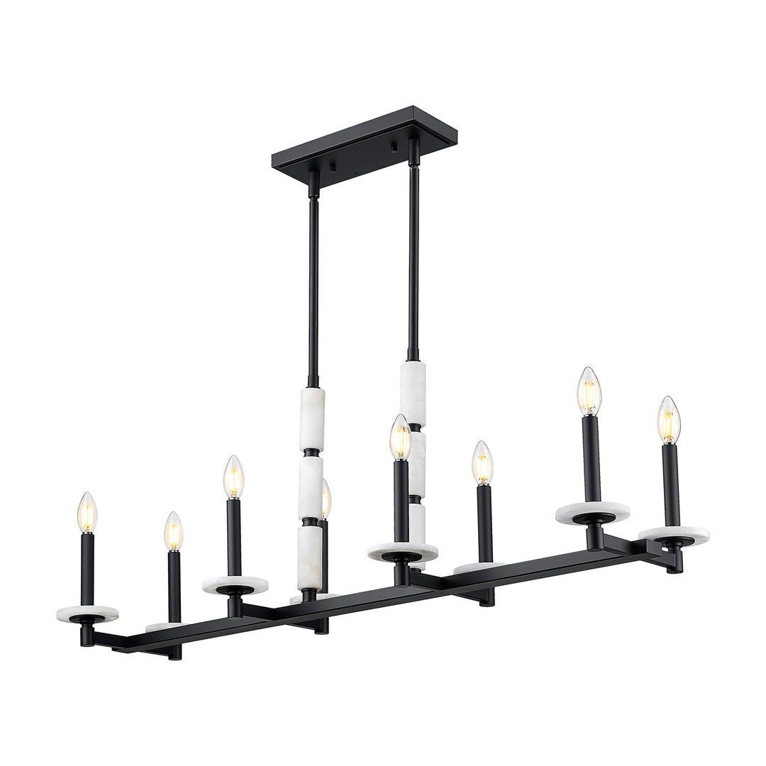 8 Light Linear Chandelier by Z-Lite