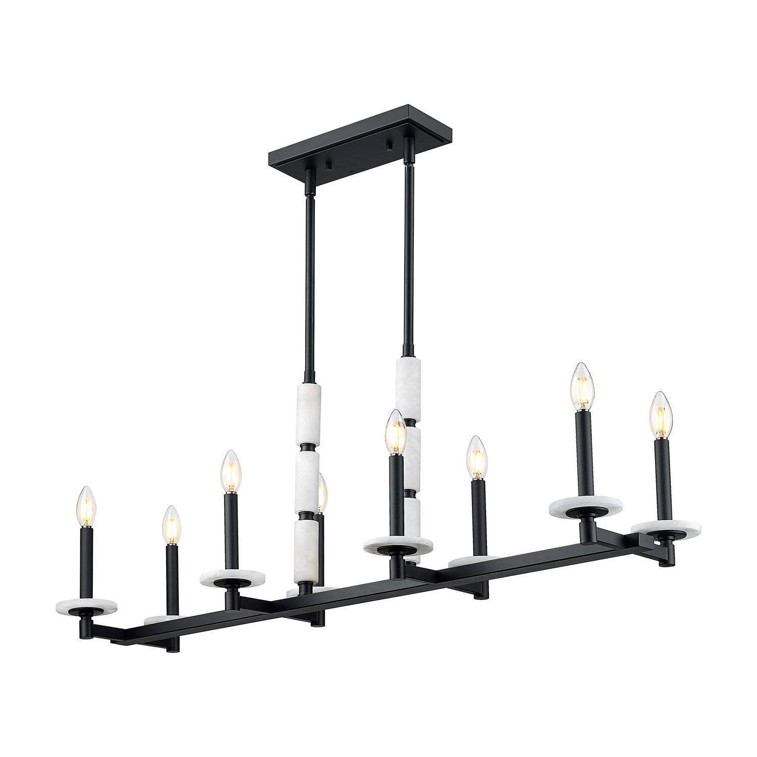 8 Light Linear Chandelier by Z-Lite