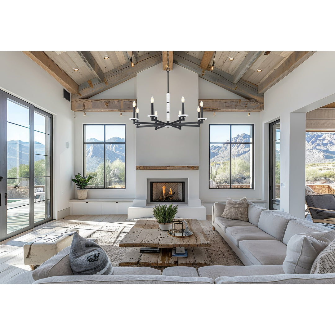 8 Light Chandelier