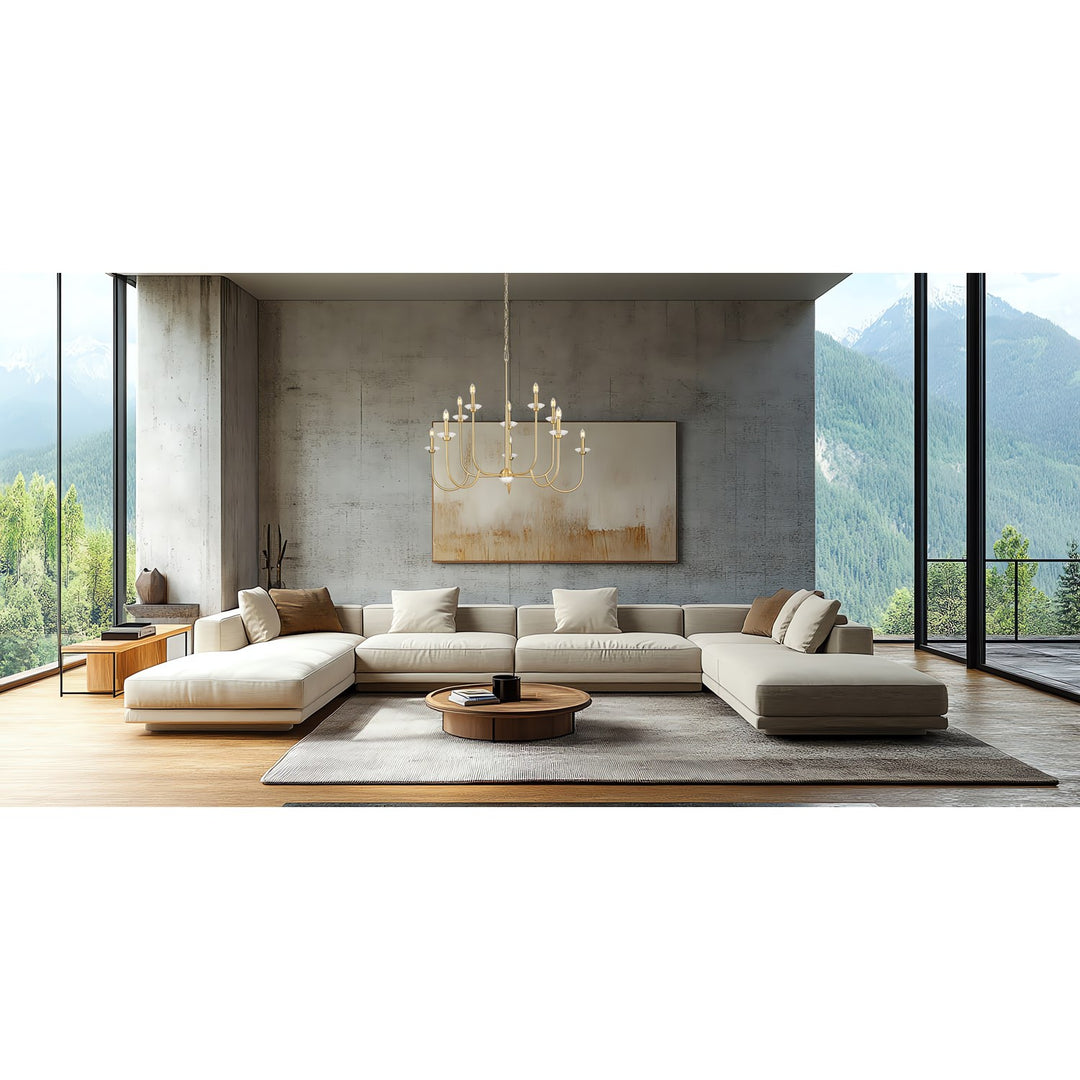 10 Light Chandelier