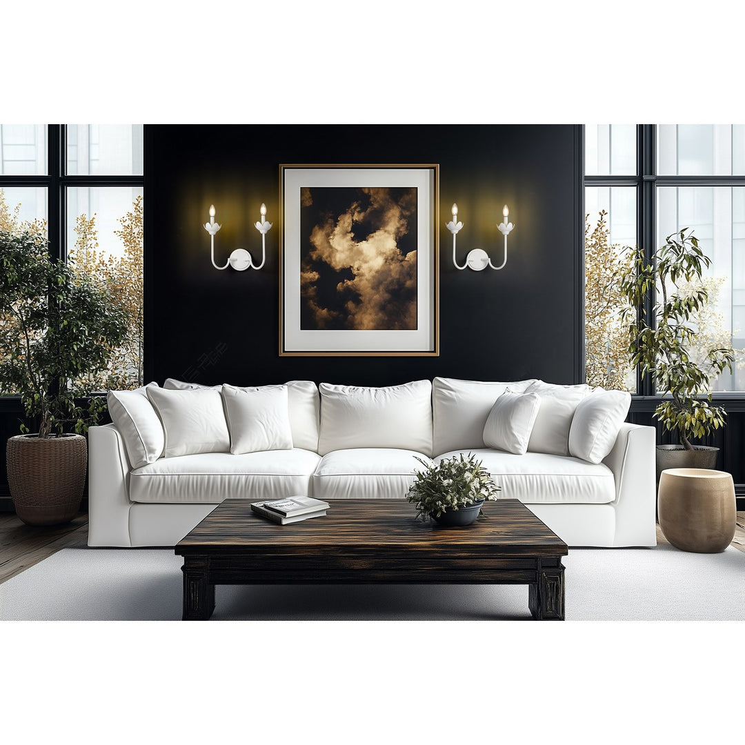 2 Light Wall Sconce