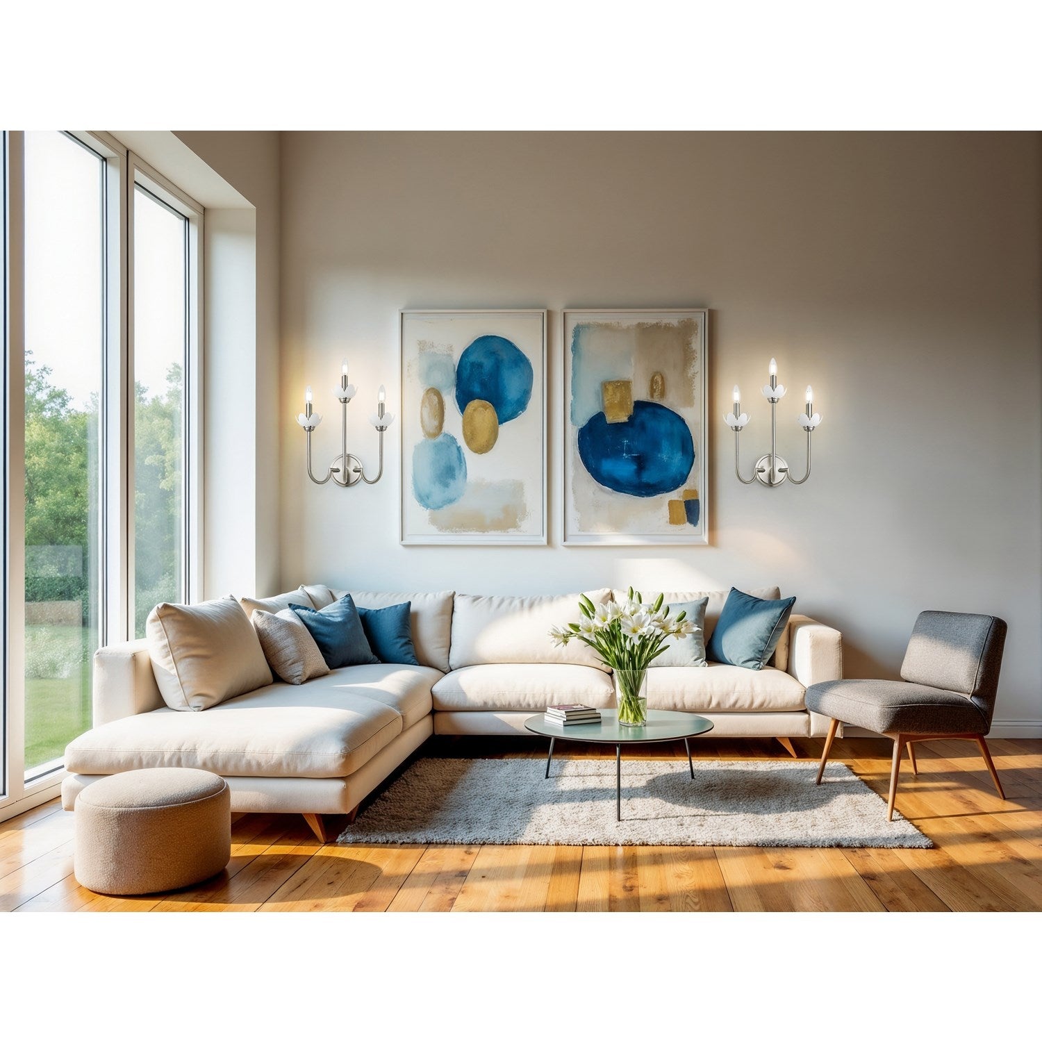 3 Light Wall Sconce