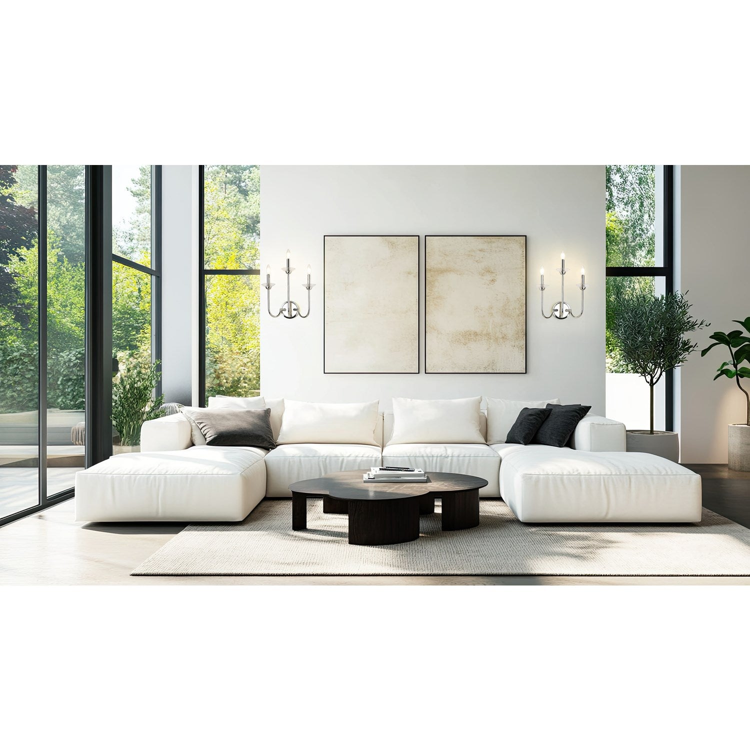 3 Light Wall Sconce