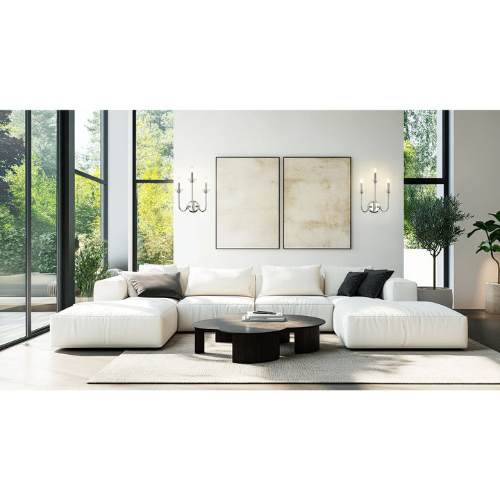 3 Light Wall Sconce
