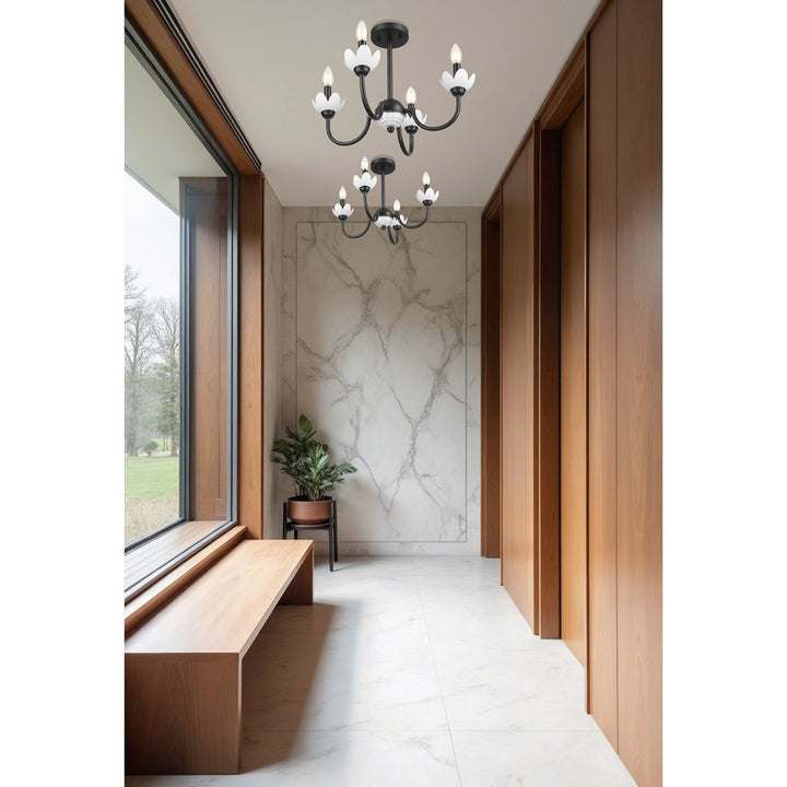 4 Light Semi Flush Mount