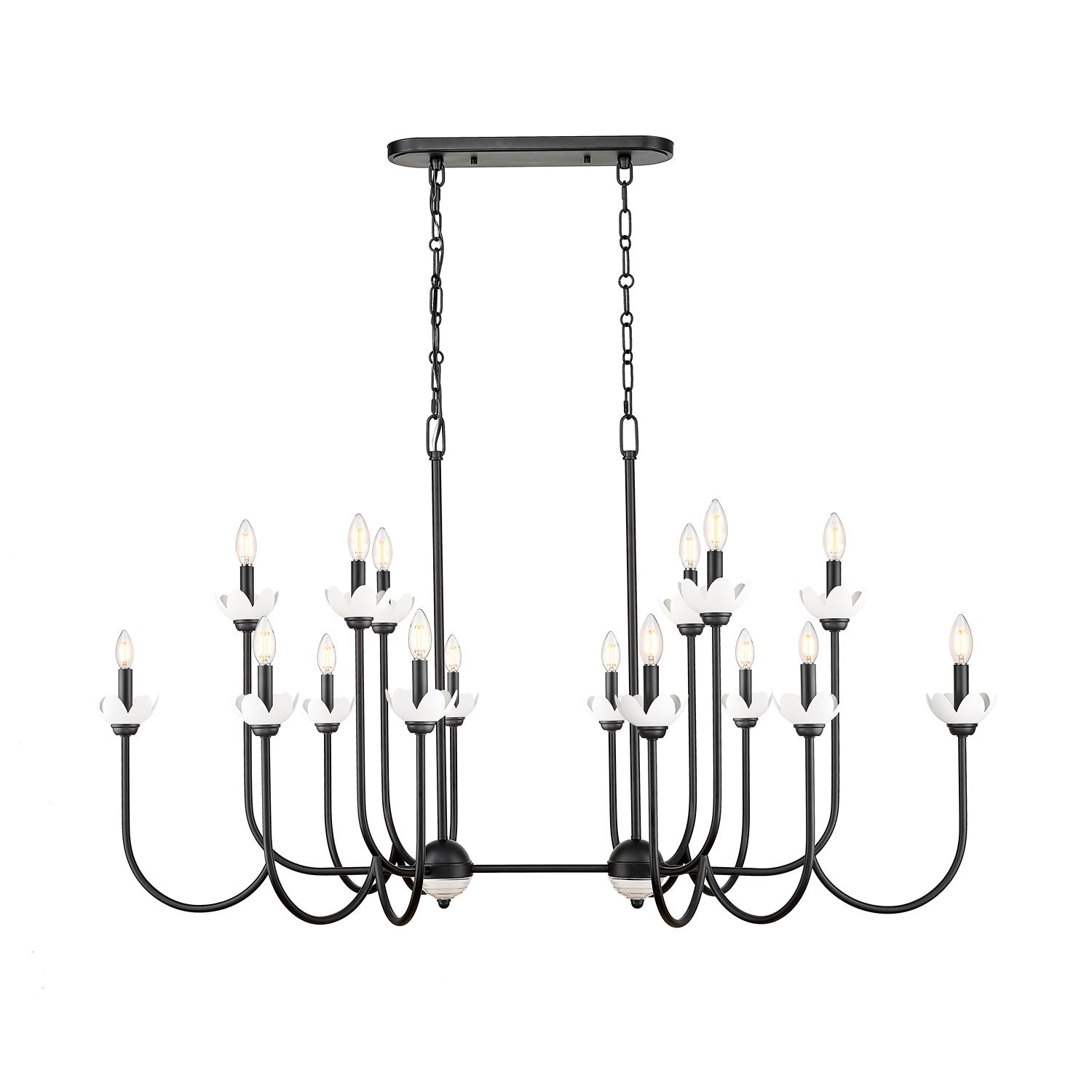 16 Light Linear Chandelier by Z-Lite