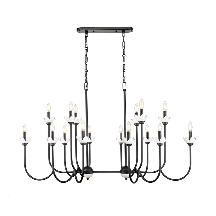 16 Light Linear Chandelier by Z-Lite