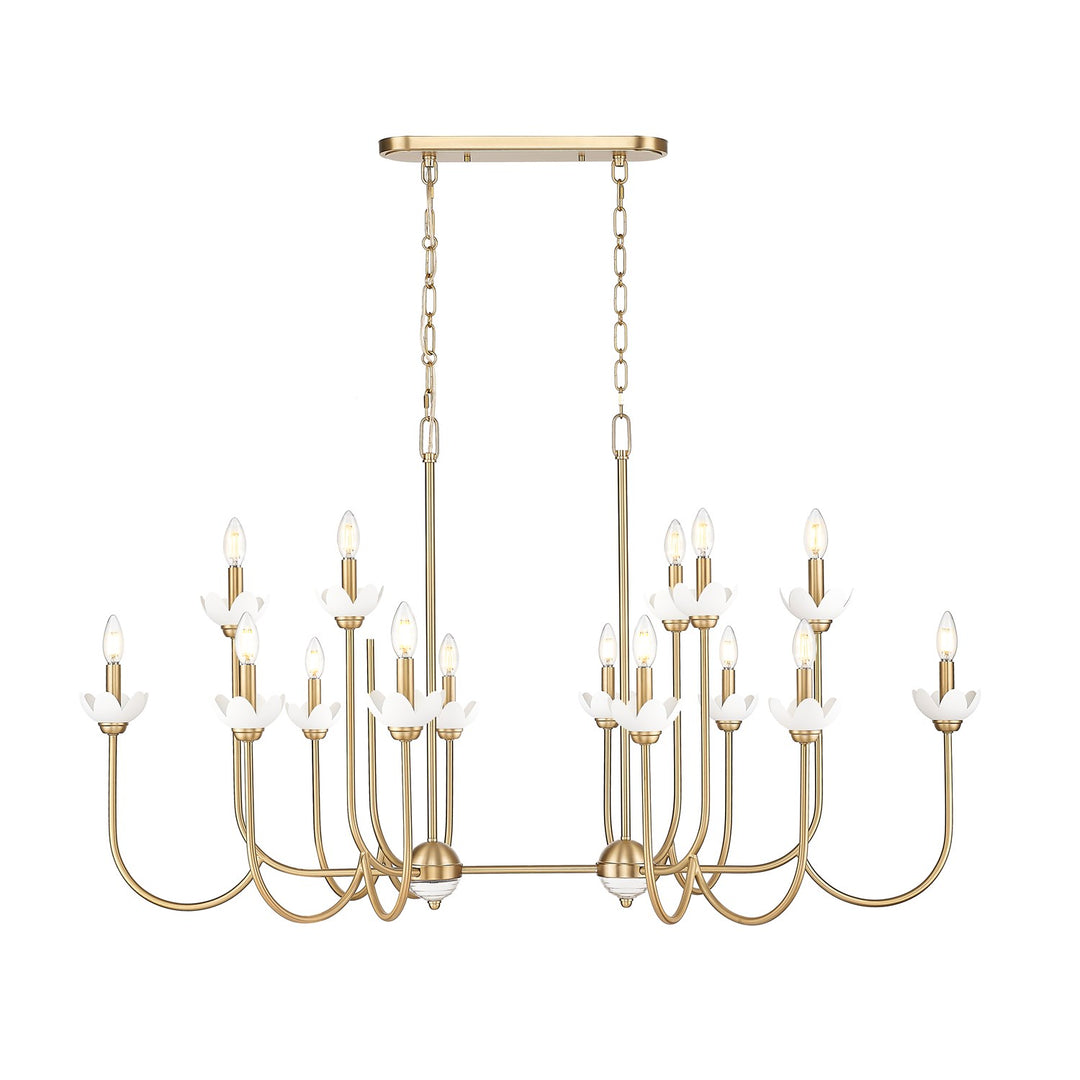 16 Light Linear Chandelier by Z-Lite