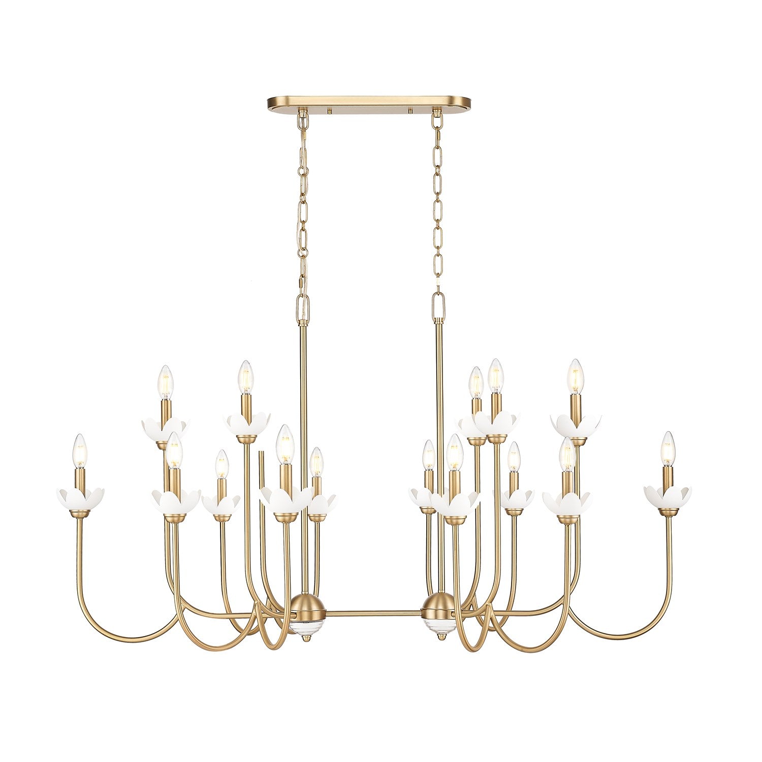 16 Light Linear Chandelier by Z-Lite