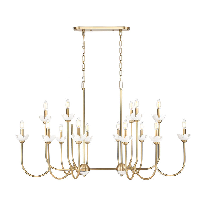 16 Light Linear Chandelier by Z-Lite