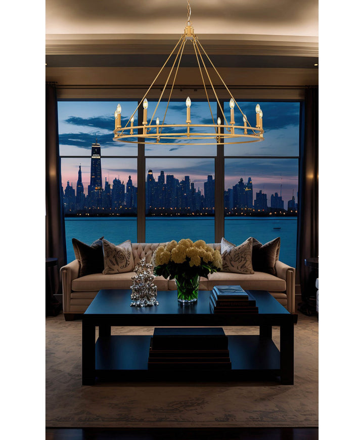 12 Light Chandelier