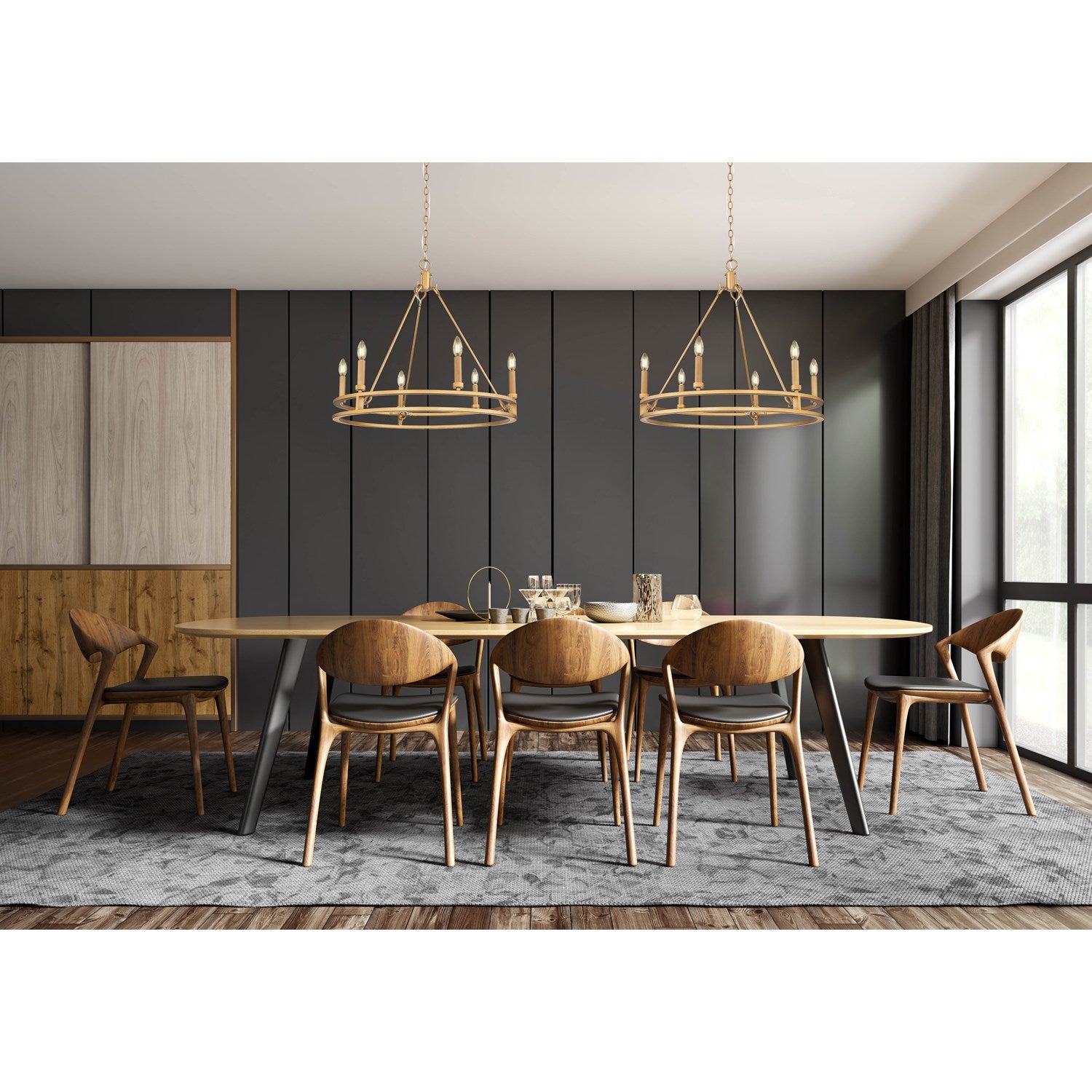 6 Light Chandelier