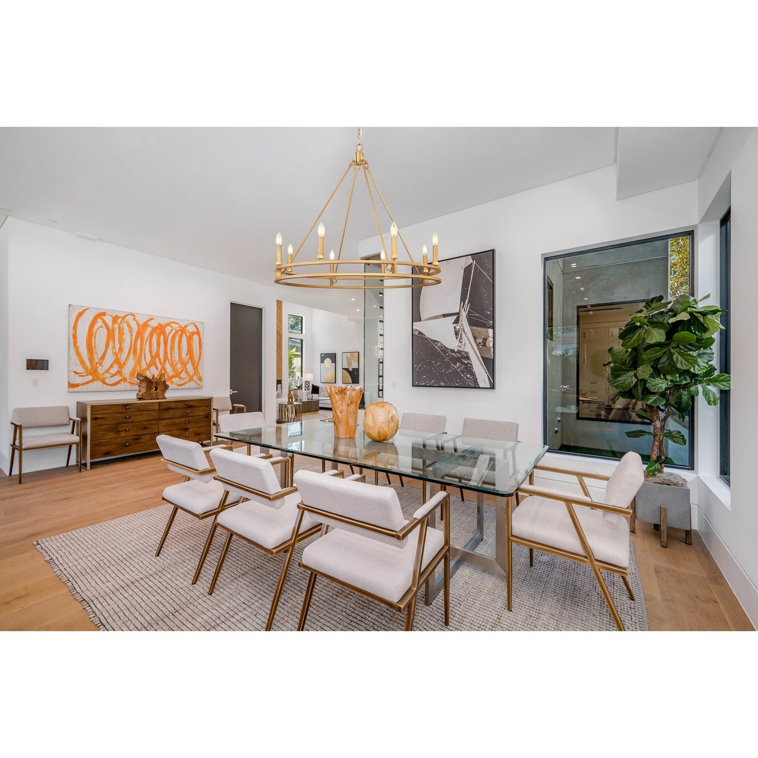 8 Light Chandelier