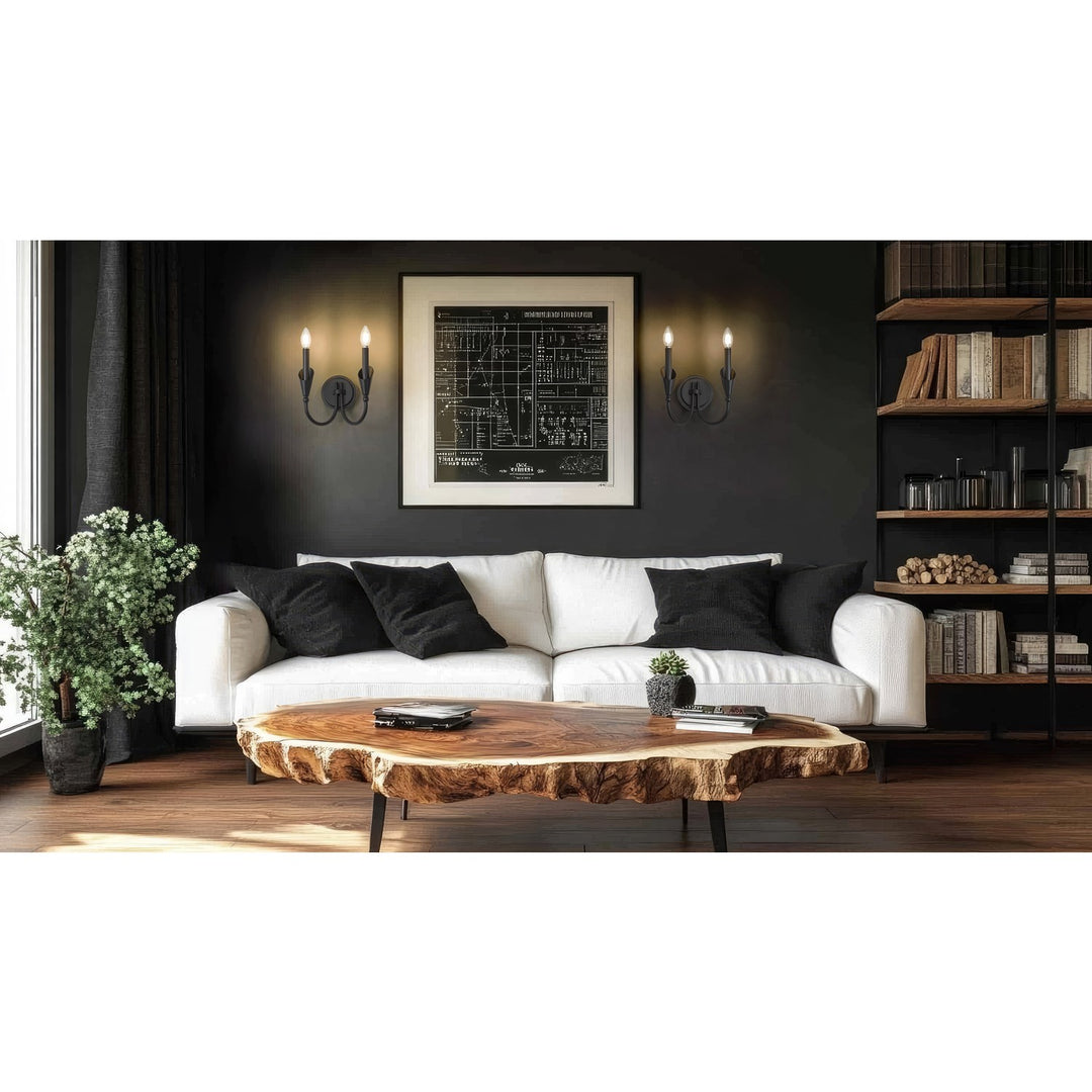 2 Light Wall Sconce