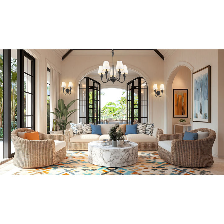 2 Light Wall Sconce