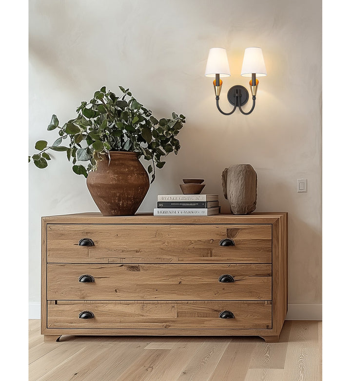 2 Light Wall Sconce