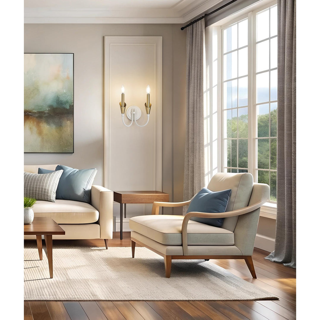 2 Light Wall Sconce