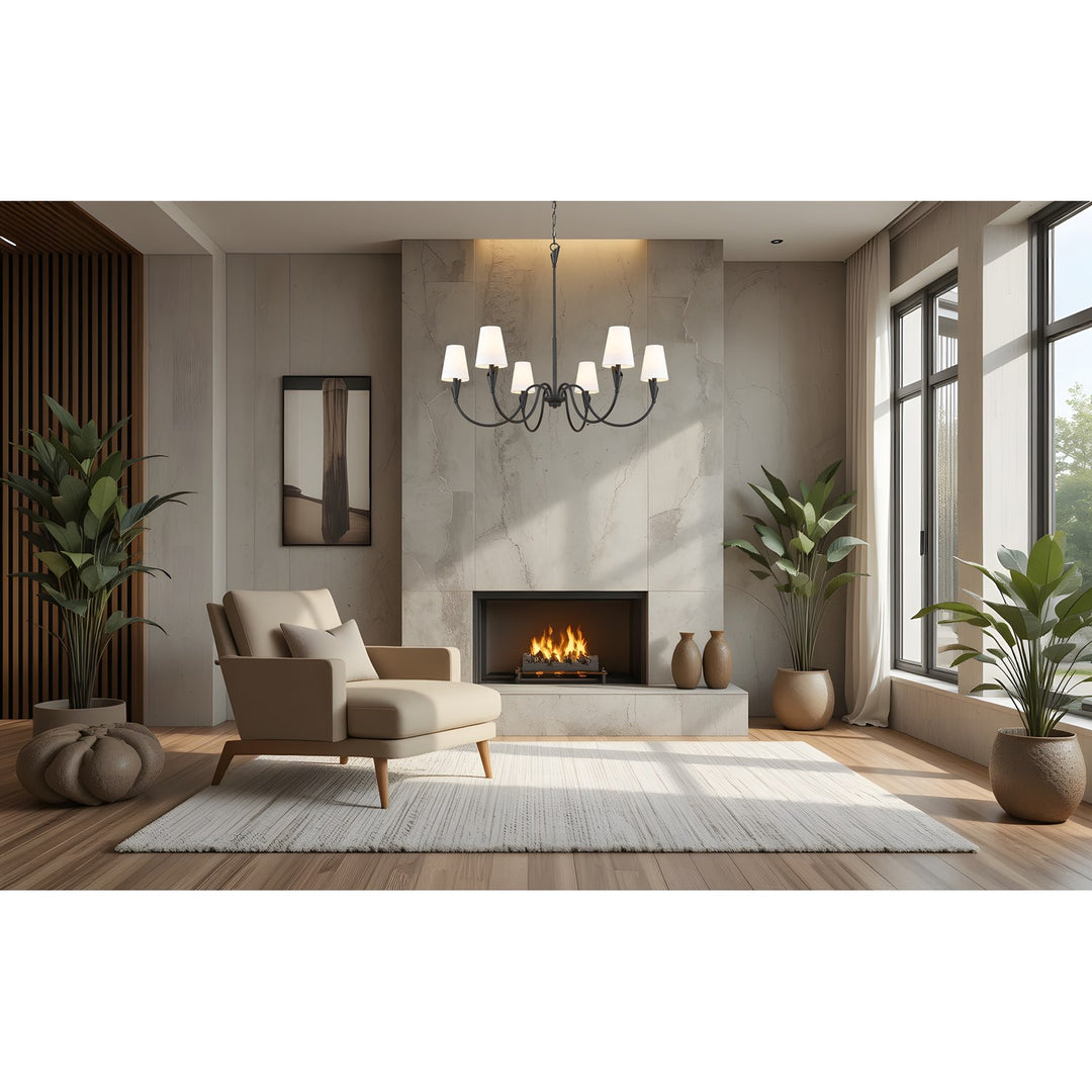 6 Light Chandelier