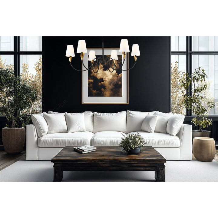 6 Light Chandelier