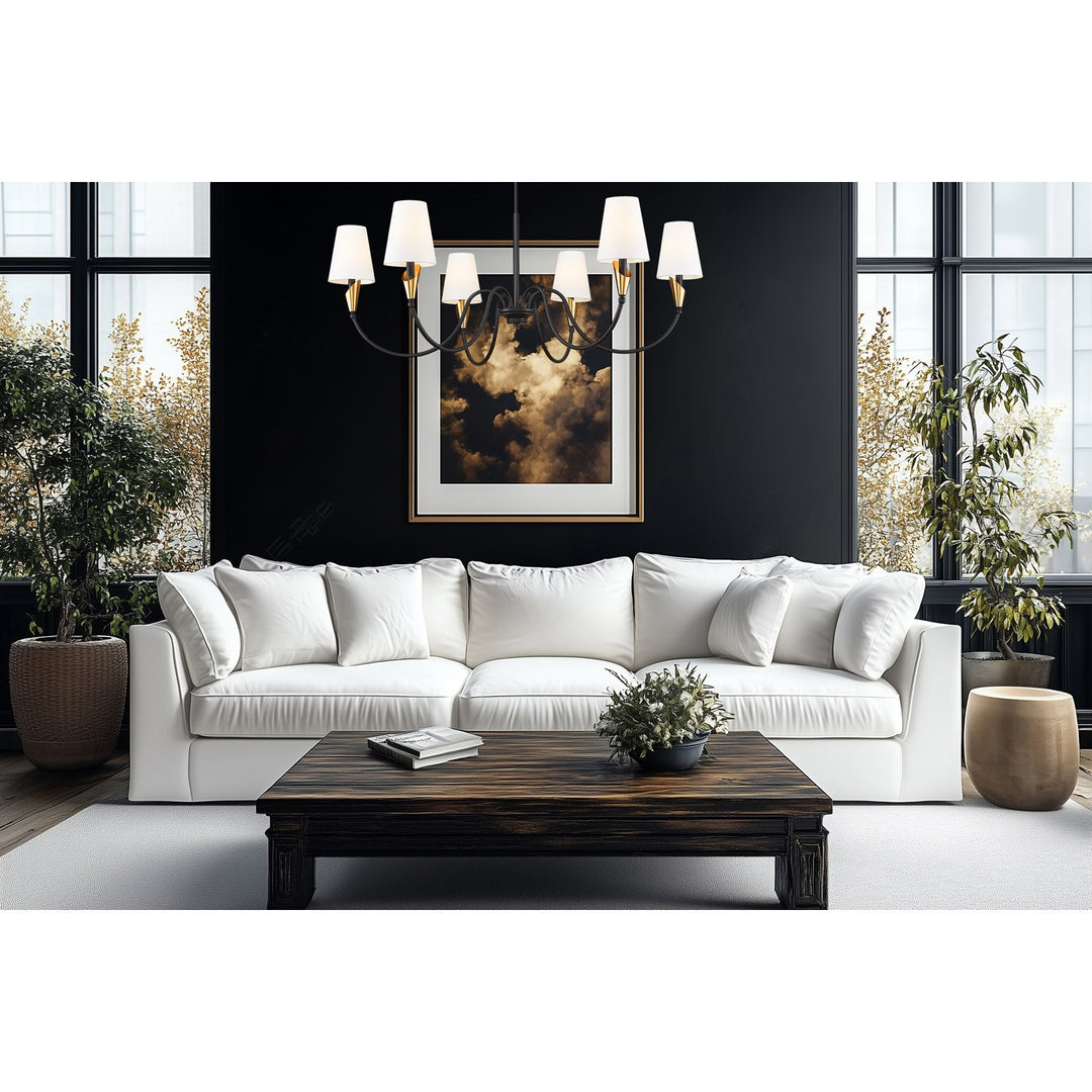 6 Light Chandelier