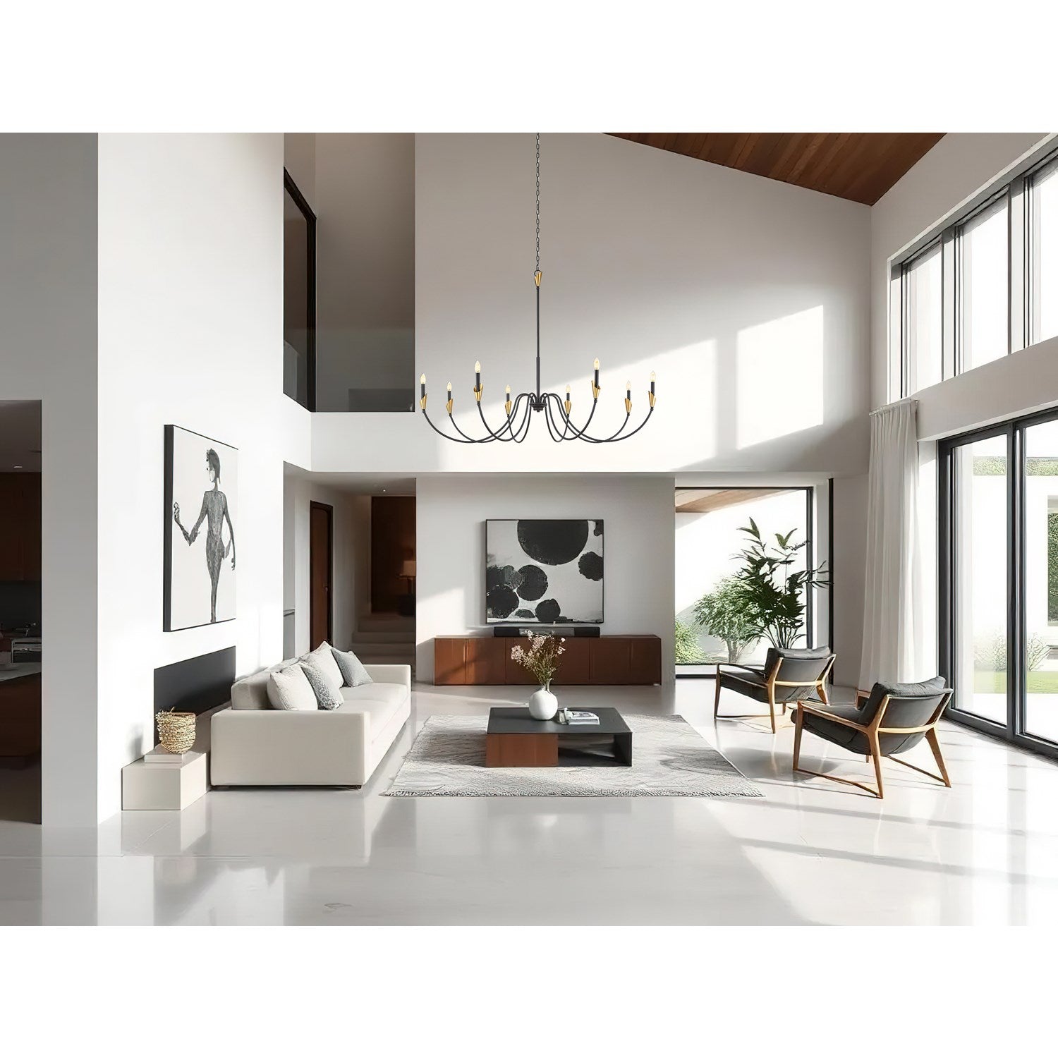 8 Light Chandelier