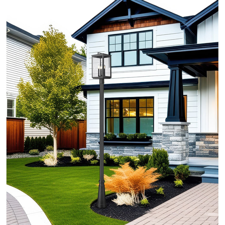 4 Light Outdoor Post Mounted Fixture