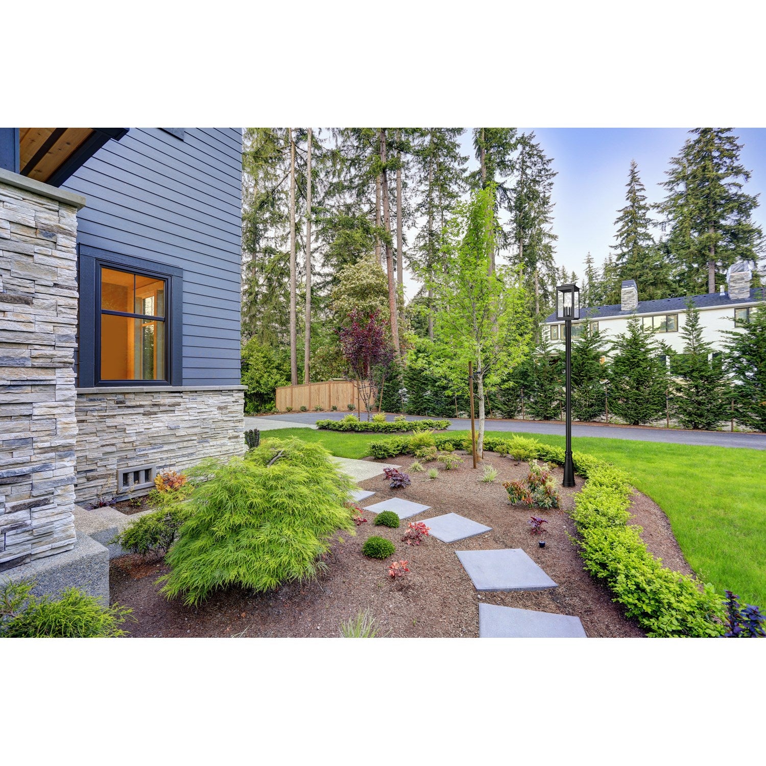 4 Light Outdoor Post Mounted Fixture