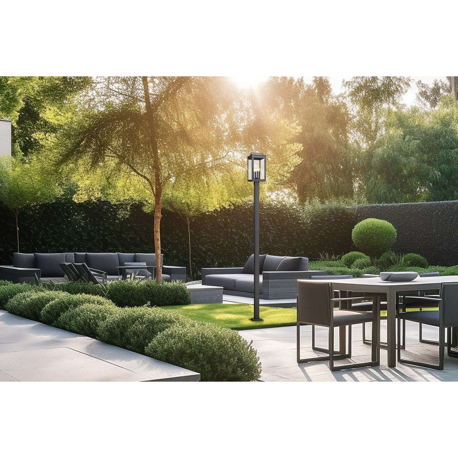 4 Light Outdoor Post Mounted Fixture