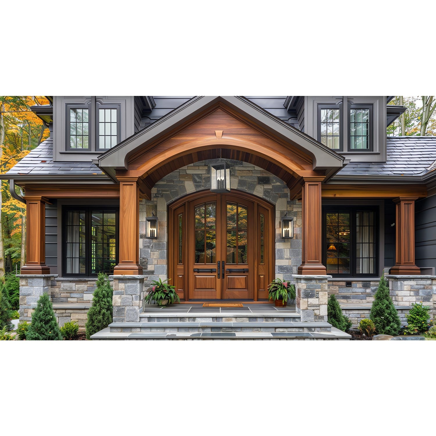 6 Light Outdoor Wall Light