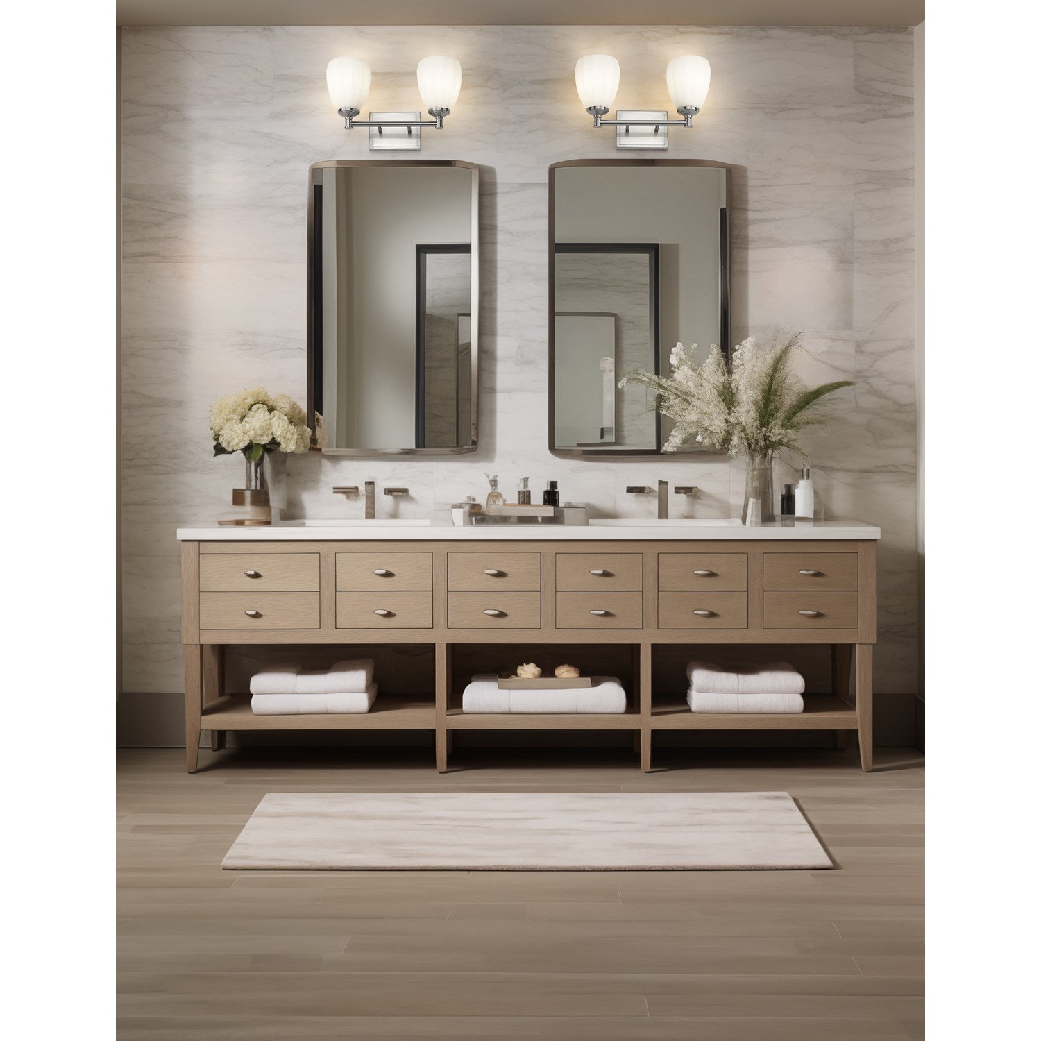 2 Light Vanity