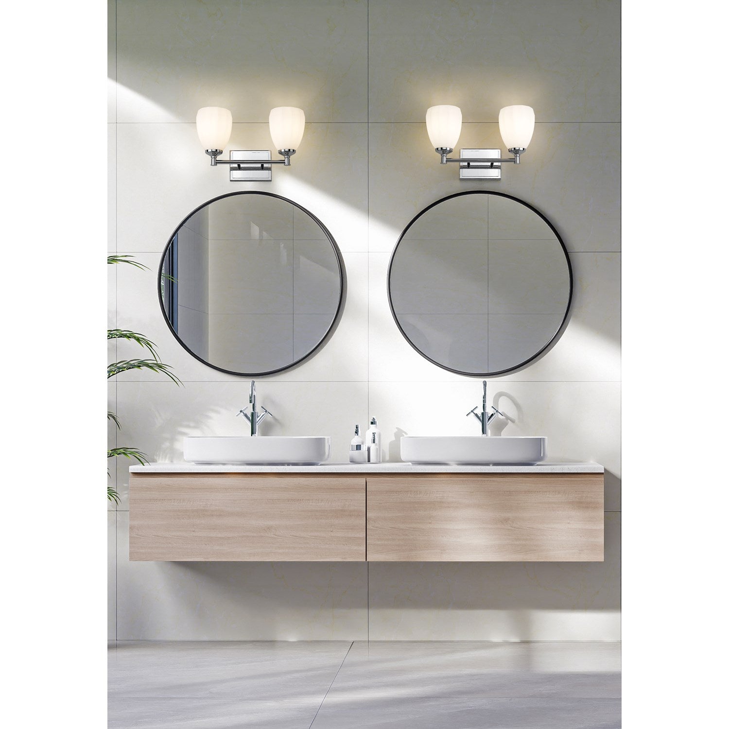 2 Light Vanity