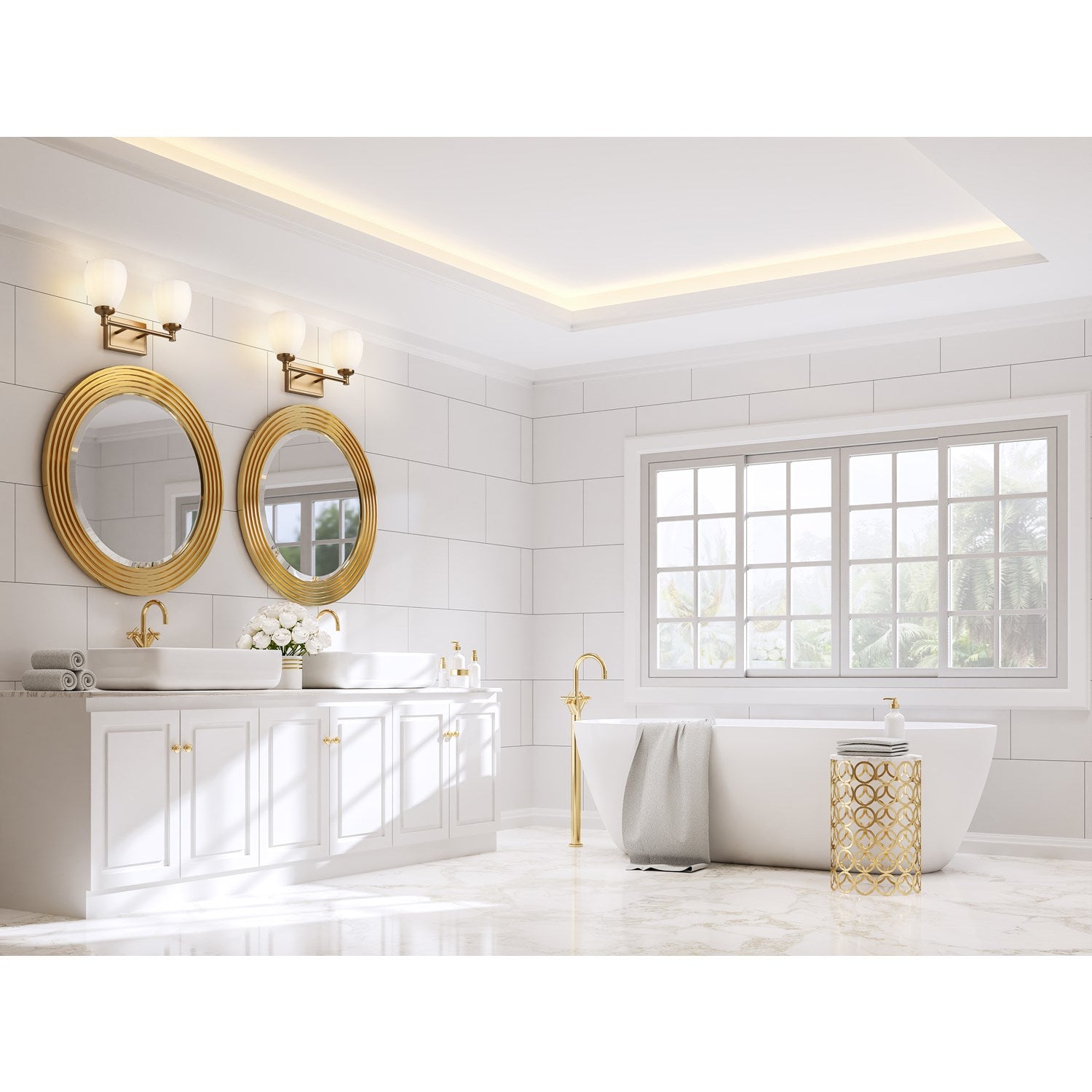 2 Light Vanity