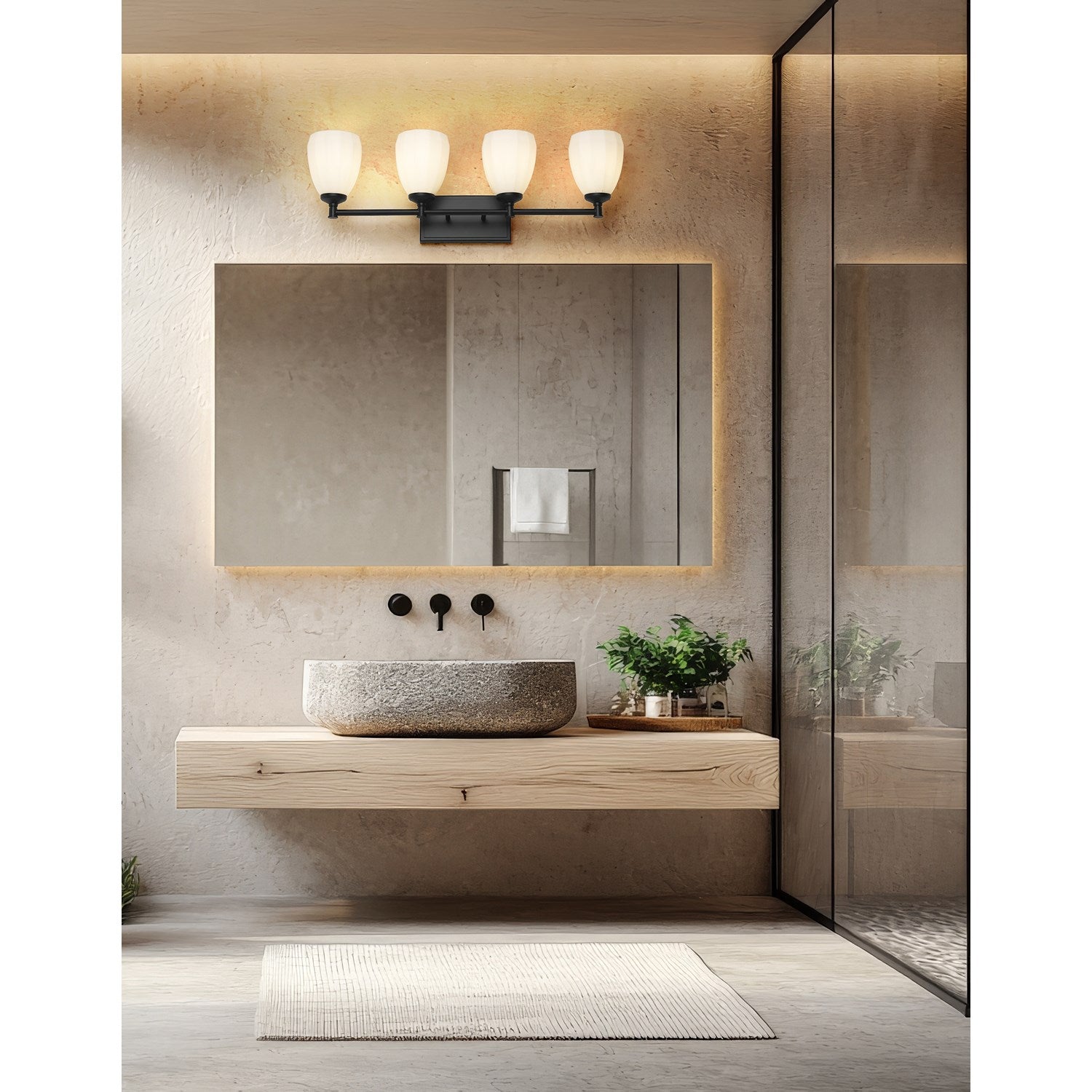 4 Light Vanity