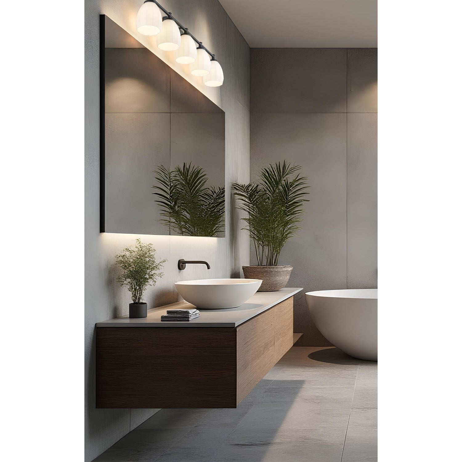 5 Light Vanity