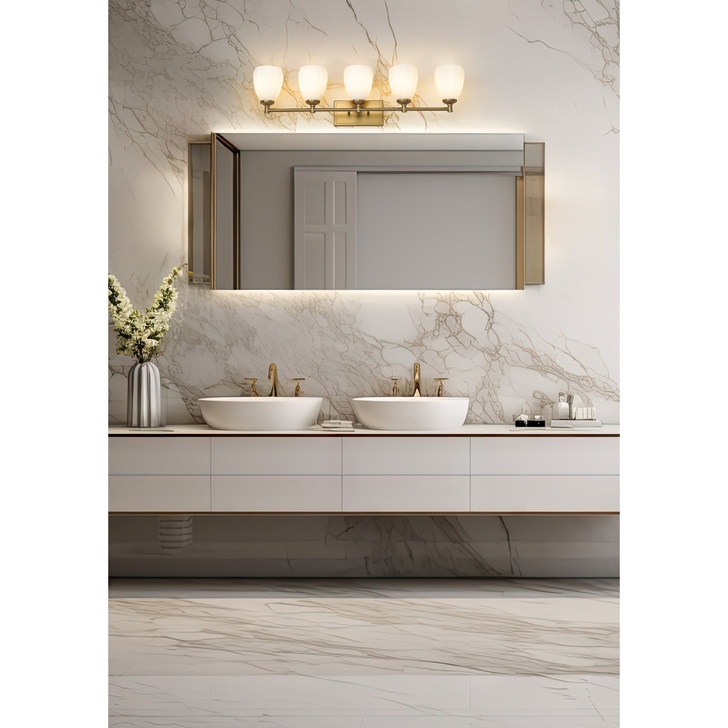 5 Light Vanity