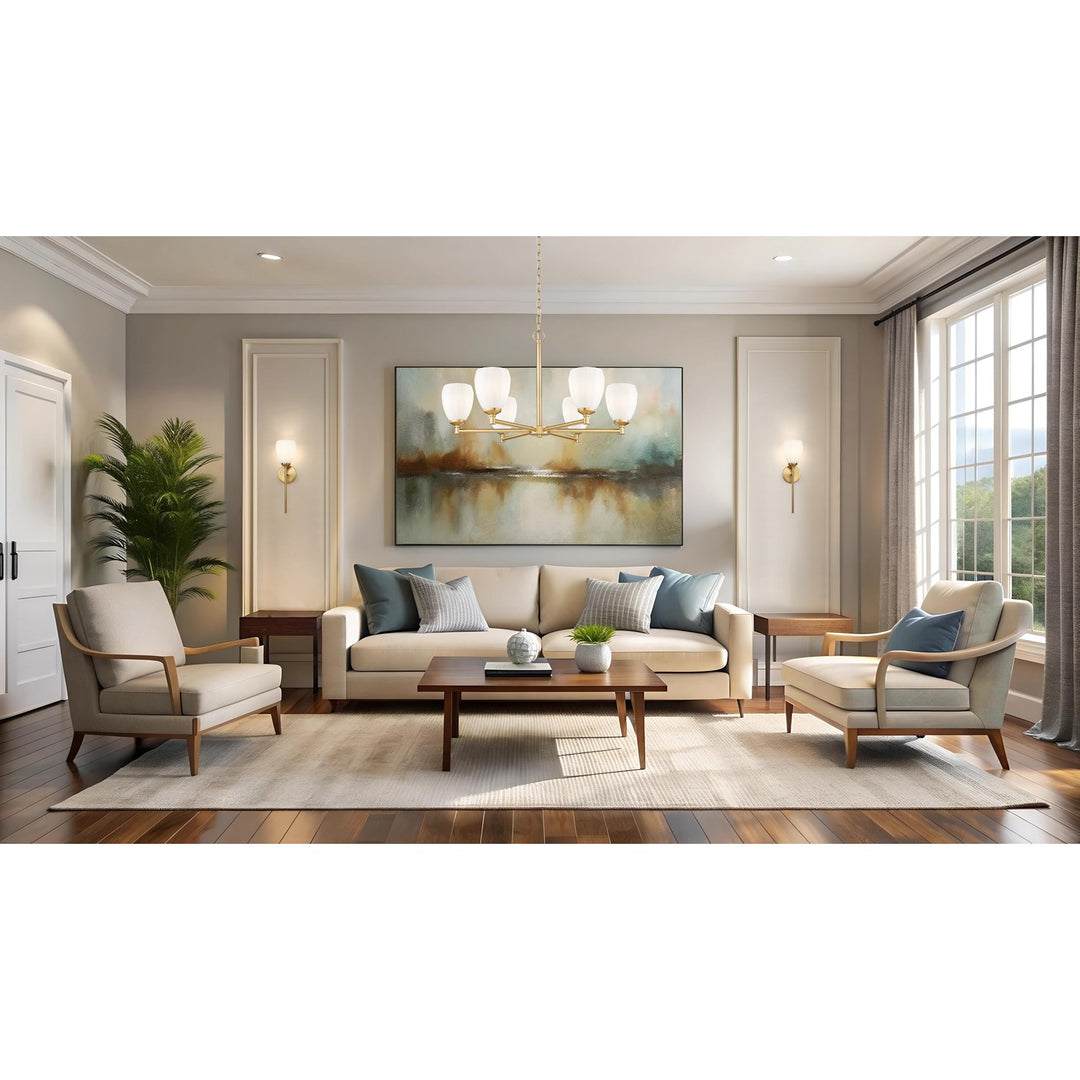 6 Light Chandelier