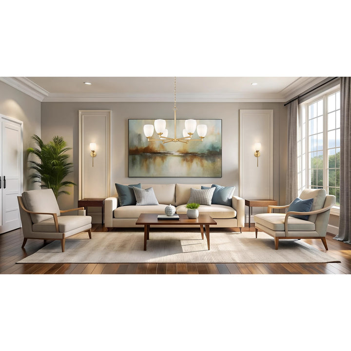 6 Light Chandelier