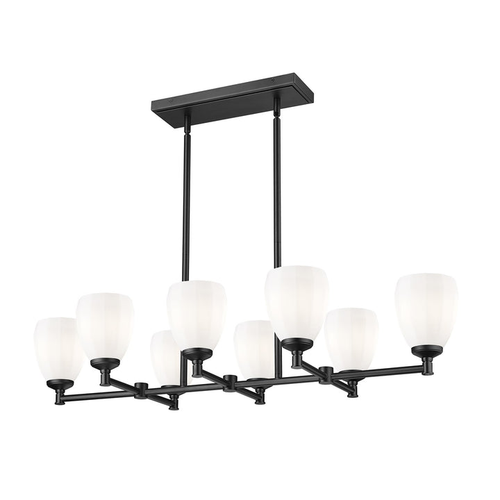 8 Light Linear Chandelier by Z-Lite