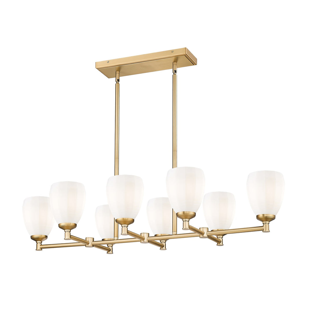 8 Light Linear Chandelier by Z-Lite