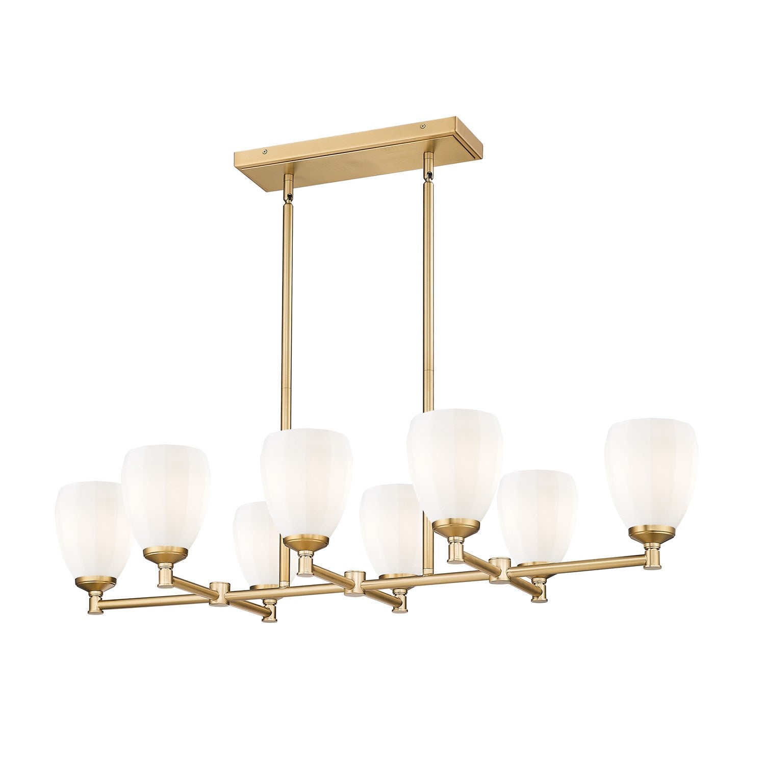 8 Light Linear Chandelier by Z-Lite