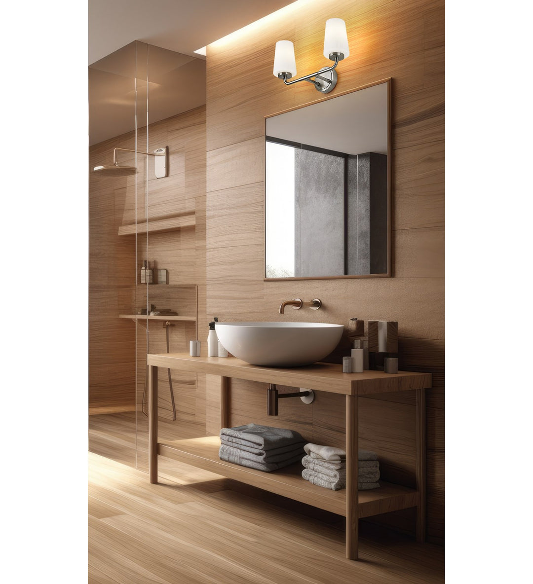 2 Light Vanity