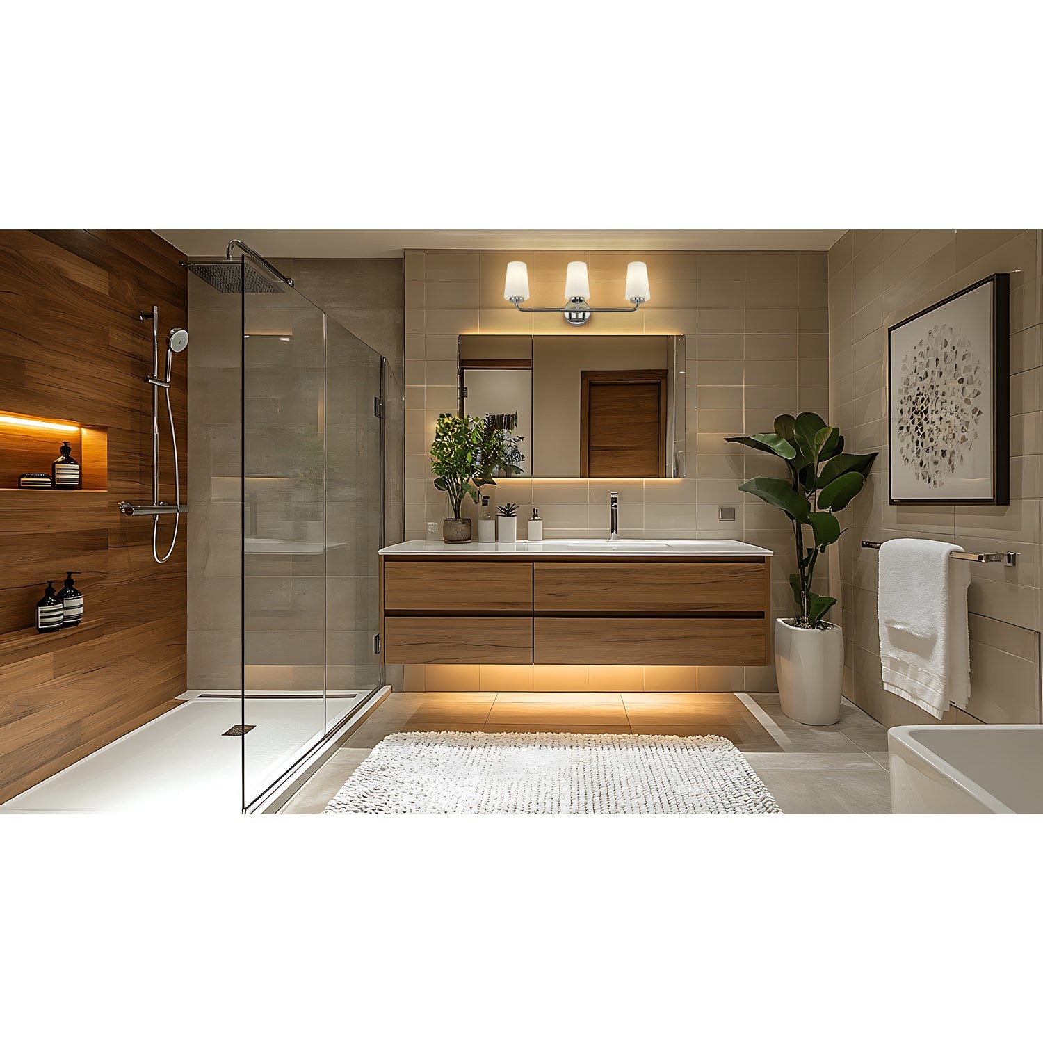 3 Light Vanity