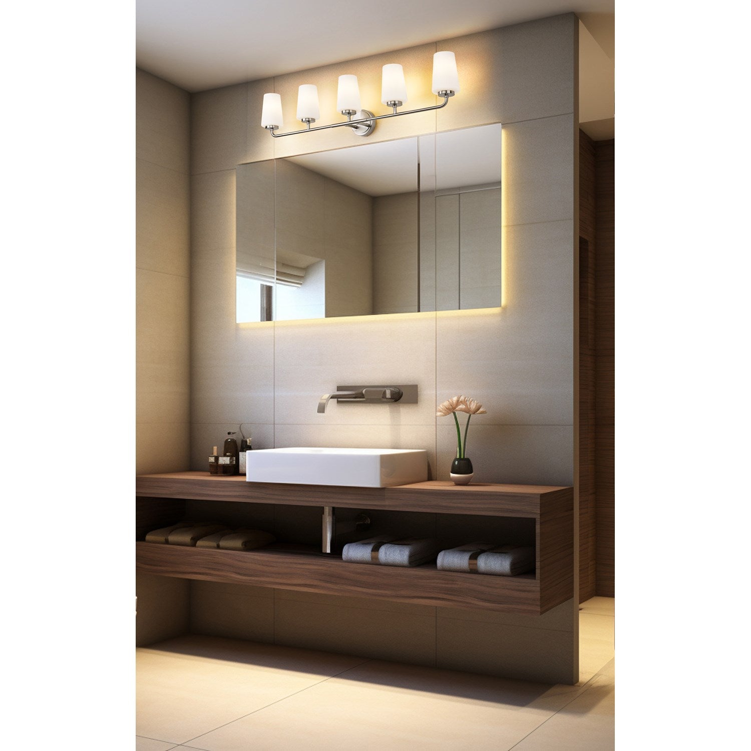 5 Light Vanity