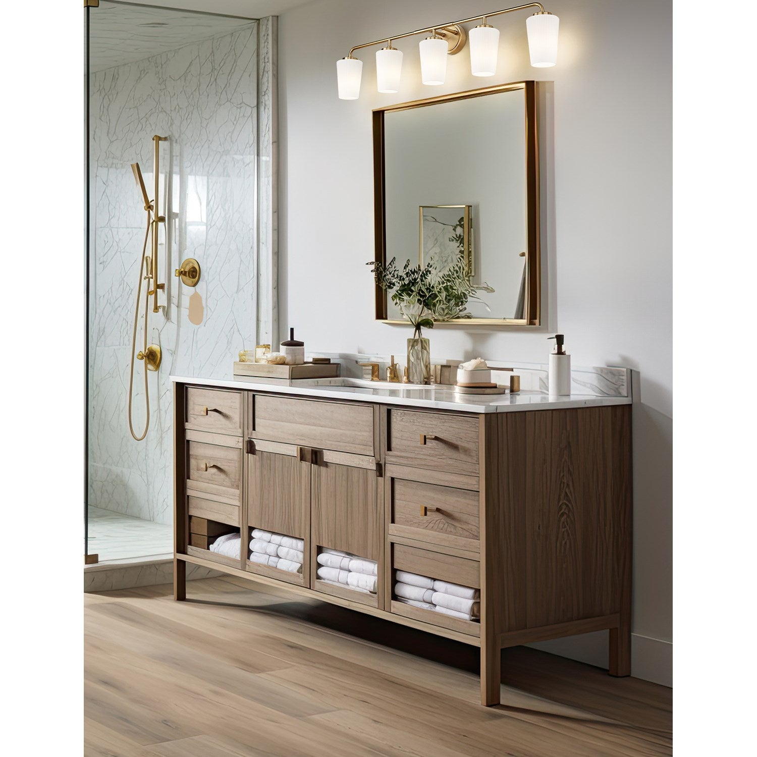5 Light Vanity