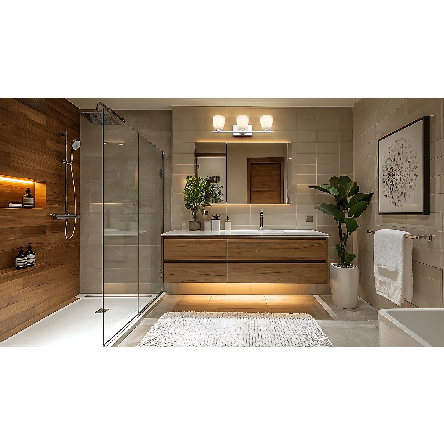 3 Light Vanity